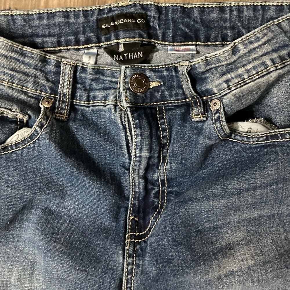 Silver Boy’s Nathan Jeans Size 16 - Picture 2 of 5